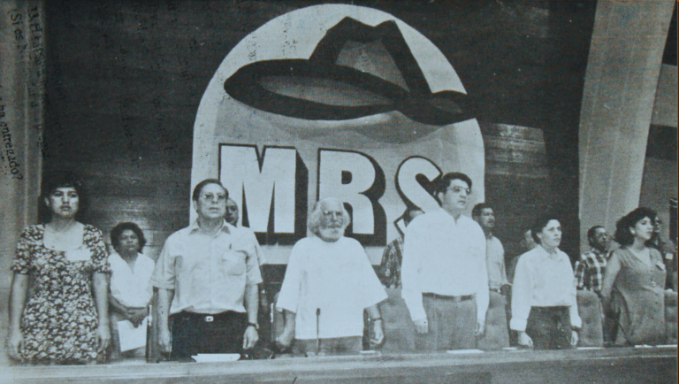 La Junta Directiva del MRS, primera en conformarse en el año 1995.